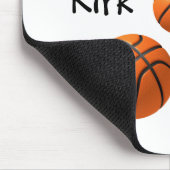 Pinguin Basketball Maus Pad! Mousepad (Ecke)