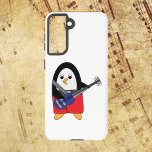 Pinguin Bass Gitarre Niedlich spielen Samsung Galaxy Hülle<br><div class="desc">Magst du niedliche Telefonzellen? Magst du Pinguine? Ein bezaubernder Pinguin mit roten Hosen spielt die Bassgitarre auf diesem Handy.</div>