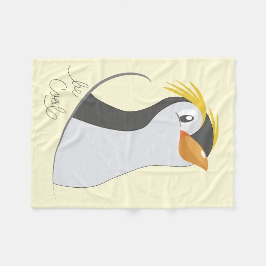 Pinguin-be Cool Fleece Blanket (Vorderseite (Horizontal))