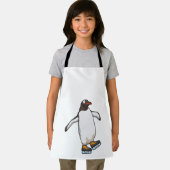 Pinguin bei Ice Skaten mit Ice-Skaten Schürze (Insitu)