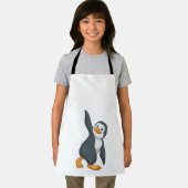 Pinguin bei Yoga-Stretching-Übungen Schürze (Insitu)