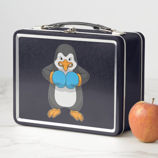 Pinguin beim Boxen mit Boxhandschuhen (Beispiel)