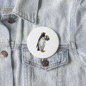 Pinguin beim Handball Sports Button (Beispiel)