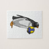 Pinguin beim Handball Sports Puzzle (Horizontal)