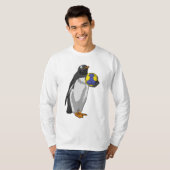 Pinguin beim Handball Sports T-Shirt (Vorne ganz)