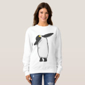 Pinguin beim Hip Hop Dance Dab Sweatshirt (Vorne ganz)