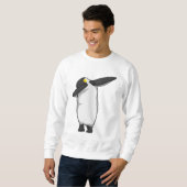 Pinguin beim Hip Hop Dance Dab Sweatshirt (Vorne ganz)