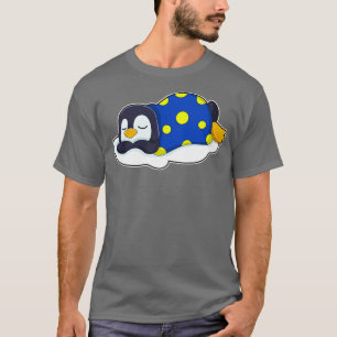 Pinguin beim Schlafen mit Blanket T-Shirt