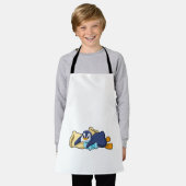 Pinguin beim Schlafen mit Kissen Schürze (Getragen)