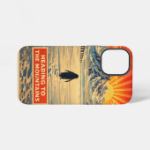 Pinguin-Berg  iPhone Hülle (Rückseite (Horizontal))