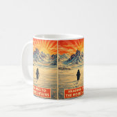 Pinguin-Berg-Tasse Kaffeetasse (Vorderseite Links)