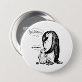 Pinguin-Bewusstsein Button (Vorne & Hinten)