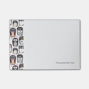 Pinguin-Bild Post-it Klebezettel