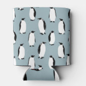 Pinguin Bird Animal Niedlich Pattern Dosenkühler (Rückseite)