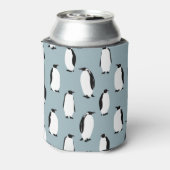 Pinguin Bird Animal Niedlich Pattern Dosenkühler (Kanne Rückseite)