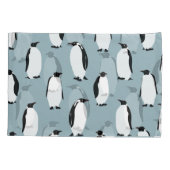 Pinguin Bird Animal Niedlich Pattern Kissenbezug (Rückseite)