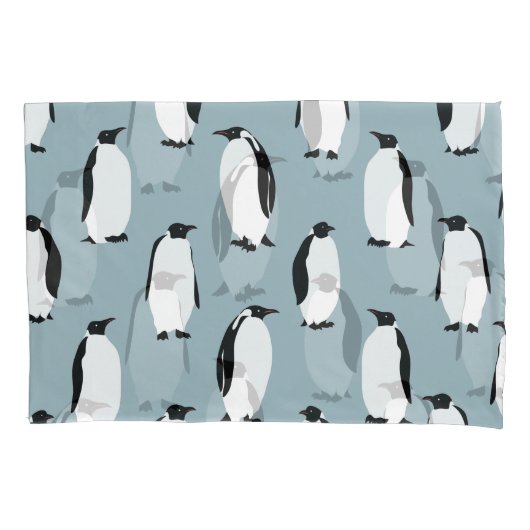 Pinguin Bird Animal Niedlich Pattern Kissenbezug (Vorderseite)