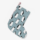 Pinguin Bird Animal Niedlich Pattern Kleiner Weihnachtsstrumpf (Vorderansicht (hängend))