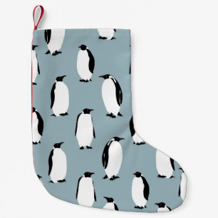 Pinguin Bird Animal Niedlich Pattern Kleiner Weihnachtsstrumpf
