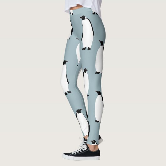 Pinguin Bird Animal Niedlich Pattern Leggings (Links)