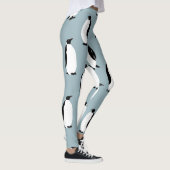 Pinguin Bird Animal Niedlich Pattern Leggings (Rechts)