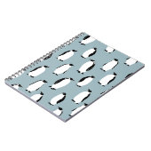 Pinguin Bird Animal Niedlich Pattern Notizblock (Linke Seite)