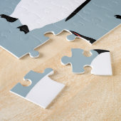 Pinguin Bird Animal Niedlich Pattern Puzzle (Seite)