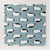 Pinguin Bird Animal Niedlich Pattern Puzzle (Horizontal)