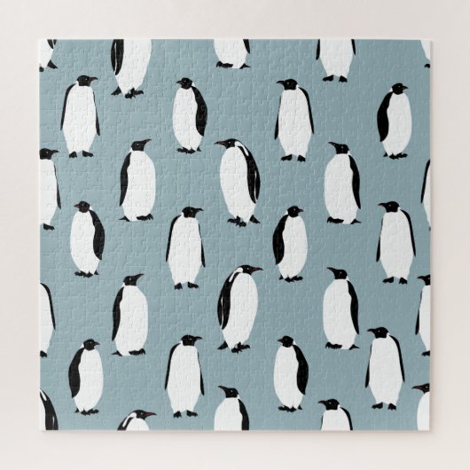 Pinguin Bird Animal Niedlich Pattern Puzzle (Vertikal)