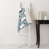 Pinguin Bird Animal Niedlich Pattern Sherpadecke (Beispiel)