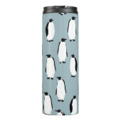 Pinguin Bird Animal Niedlich Pattern Thermosbecher (Rückseite)