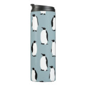 Pinguin Bird Animal Niedlich Pattern Thermosbecher (Nach rechts gedreht)