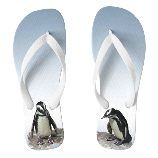 Pinguin Birds Flip Flops Badesandalen (Fußbett)