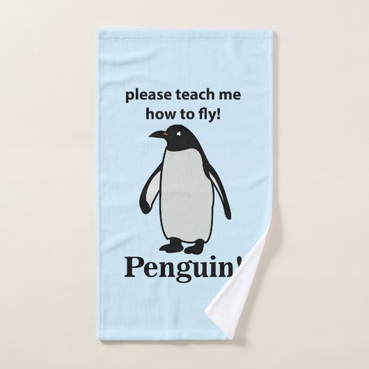 Pinguin bitte lehre mich, wie man den sonnigen Pin Handtuch (Handtuch)