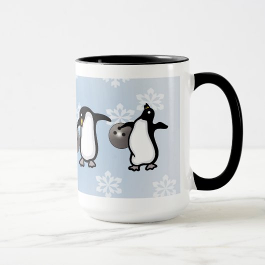 Pinguin Bowling Tasse (Rechts)