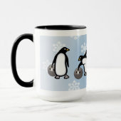 Pinguin Bowling Tasse (Links)