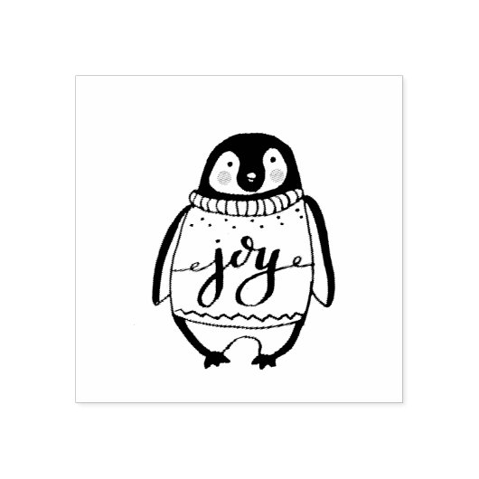 Pinguin-Briefmarke Gummistempel (Prägung)