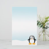 Pinguin Briefpapier (Stehend Vorderseite)