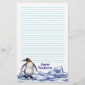 Pinguin-Briefpapier Briefpapier (Vorderseite)