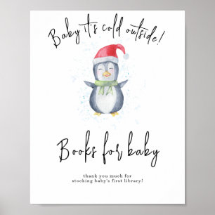 Pinguin - Bücher für das Baby Poster