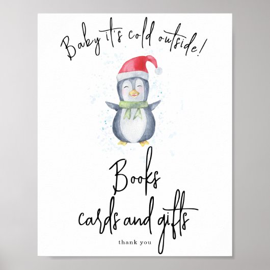 Pinguin - Büchskarten und -geschenke Poster (Vorne)