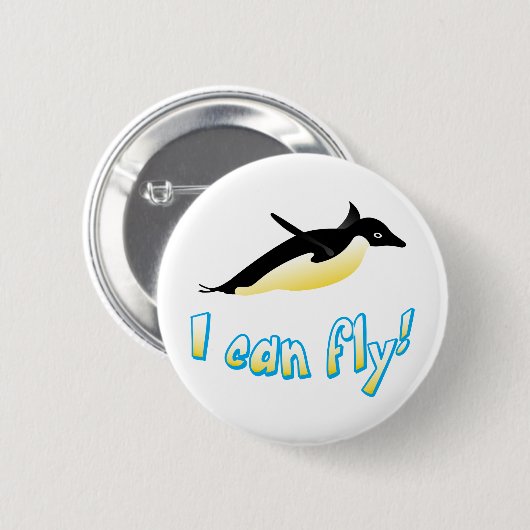 Pinguin Button (Vorne & Hinten)