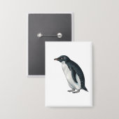 Pinguin Button (Vorderseite/Rückseite)