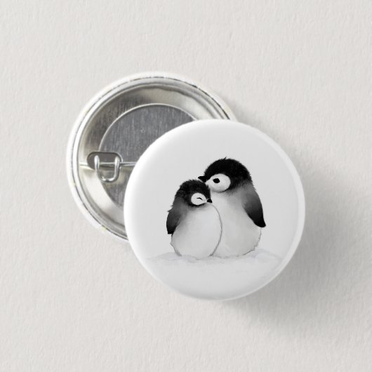 Pinguin Button (Vorne & Hinten)