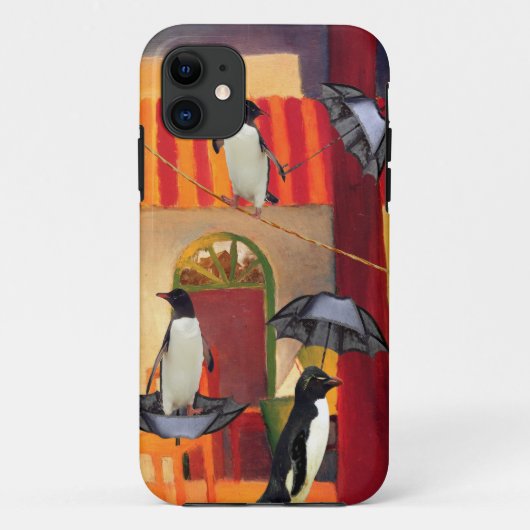 Pinguin-Café Case-Mate iPhone Hülle (Rückseite)