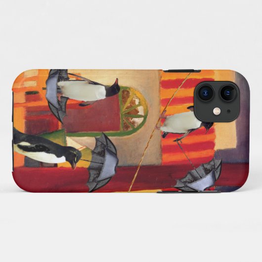 Pinguin-Café Case-Mate iPhone Hülle (Rückseite (Horizontal))
