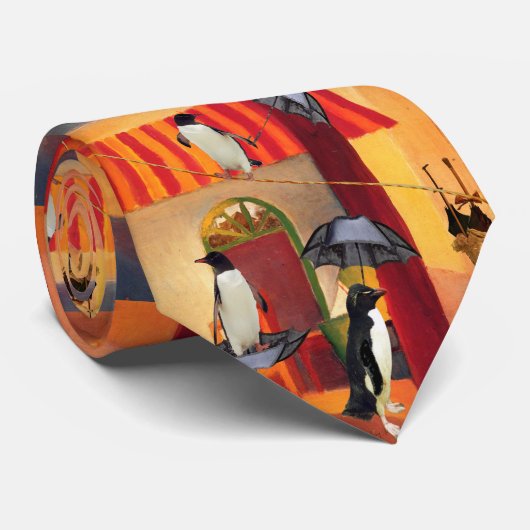 Pinguin-Café Krawatte (Gerollt)