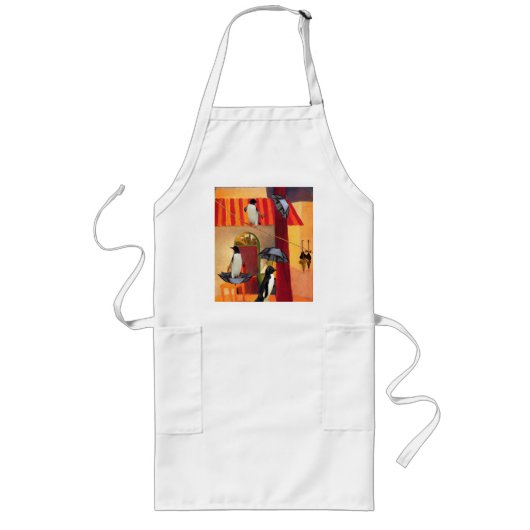 Pinguin-Café Lange Schürze (Vorne)
