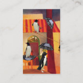 Pinguin-Café Visitenkarte (Rückseite)