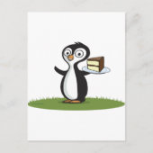 Pinguin Cake Postkarte (Vorderseite)